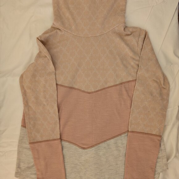 Tri-Color Funnel Neck Sweatshirt - Picture 2 of 4